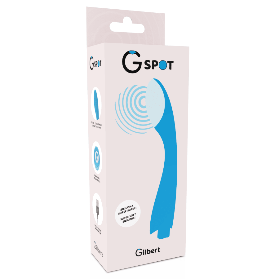 g spot vibratore gylbert blu turchese