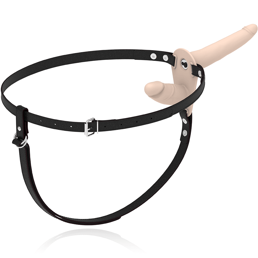 fetish submissive harness vibratore flesh up a doppia penetrazione