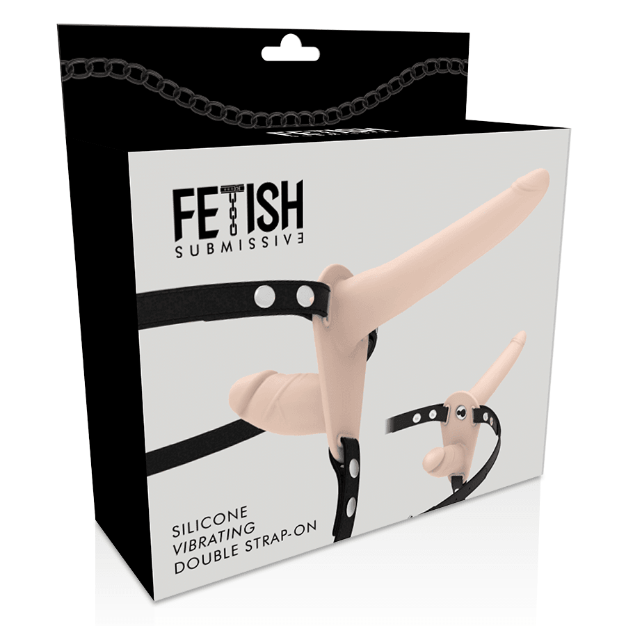 fetish submissive harness vibratore flesh up a doppia penetrazione