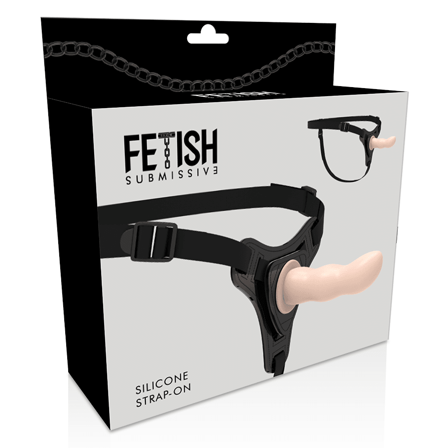 fetish submissive harness punto g in silicone flesh 12 5 cm