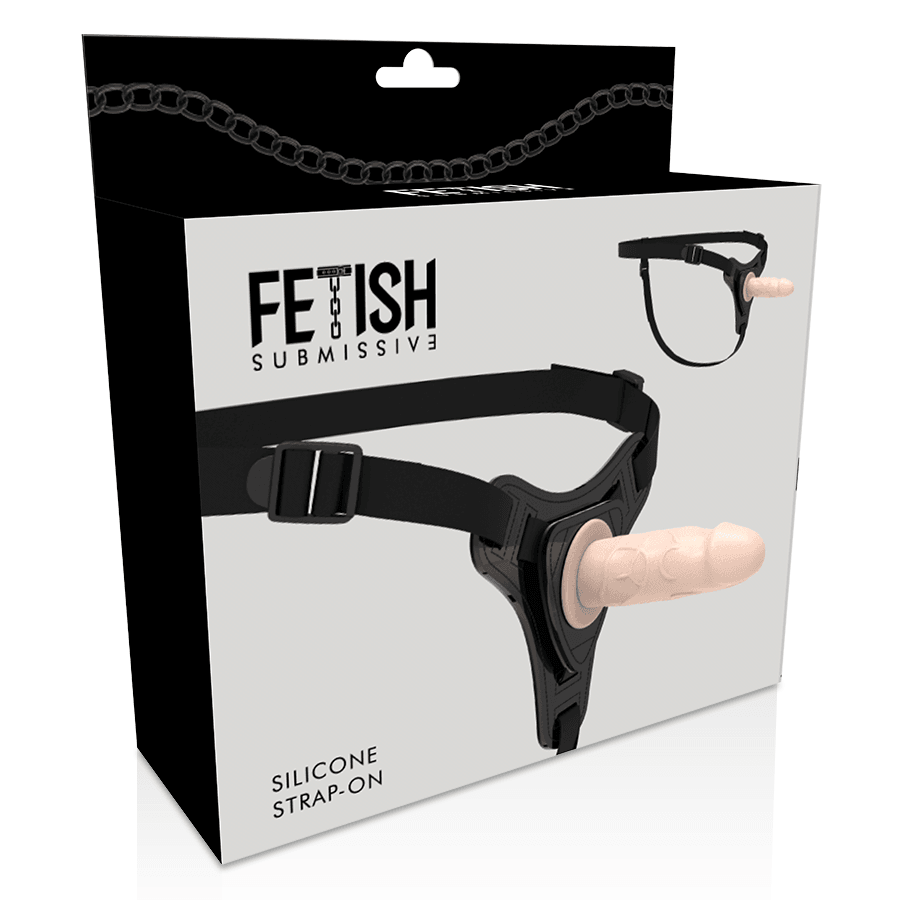 fetish submissive harness silicone realistico carne 12 5 cm