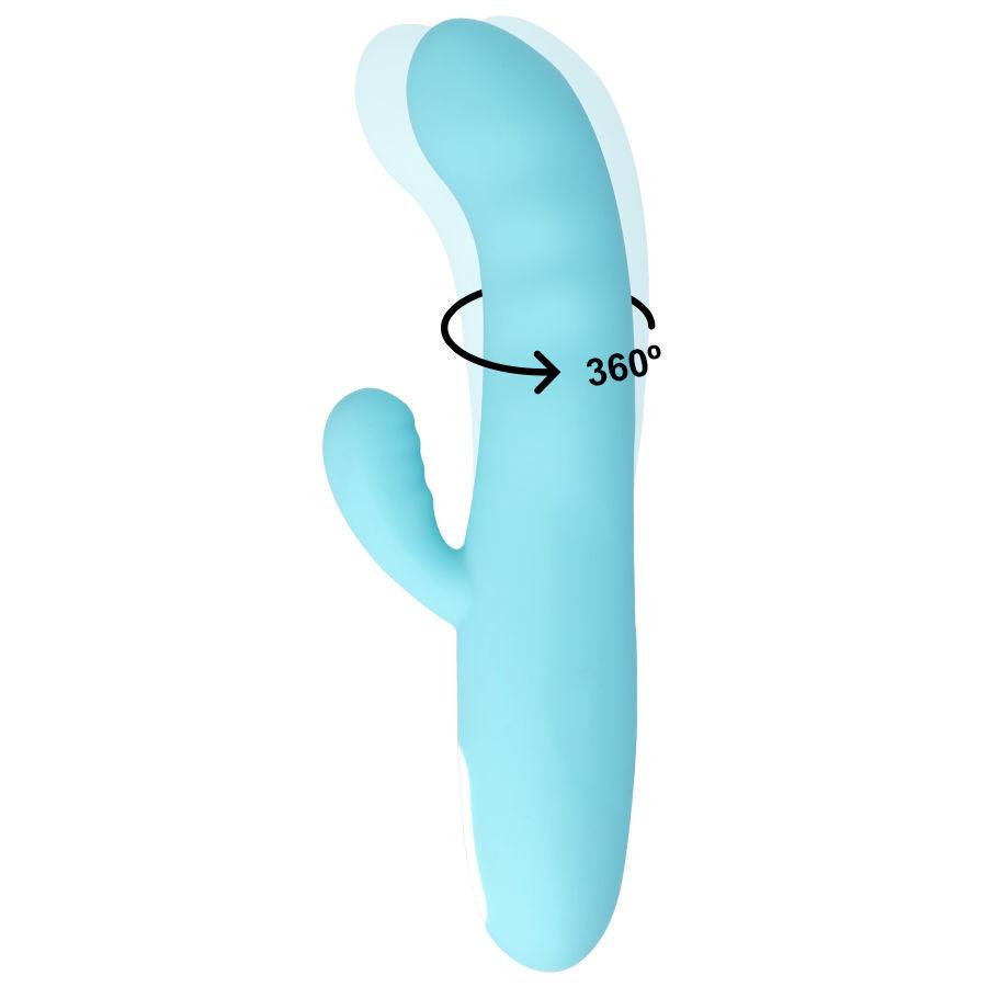 mia vibratore rotante eiffel blu turchese