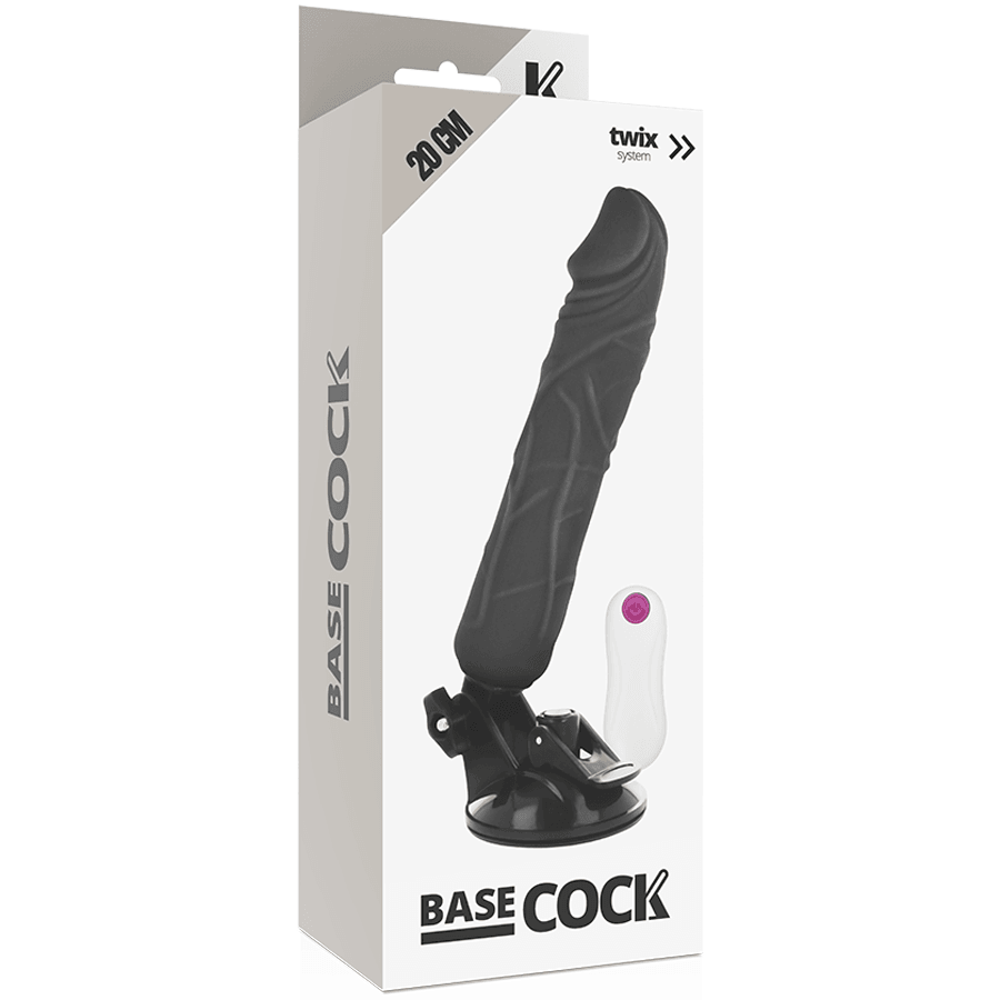 basecock vibratore realistico telecomando flesh 20 cm o 4 cm