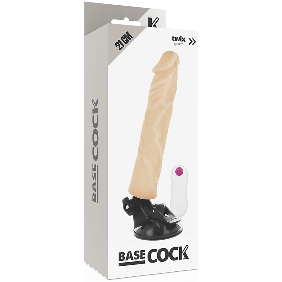 basecock vibratore realistico telecomando naturale 21 cm o 4 cm