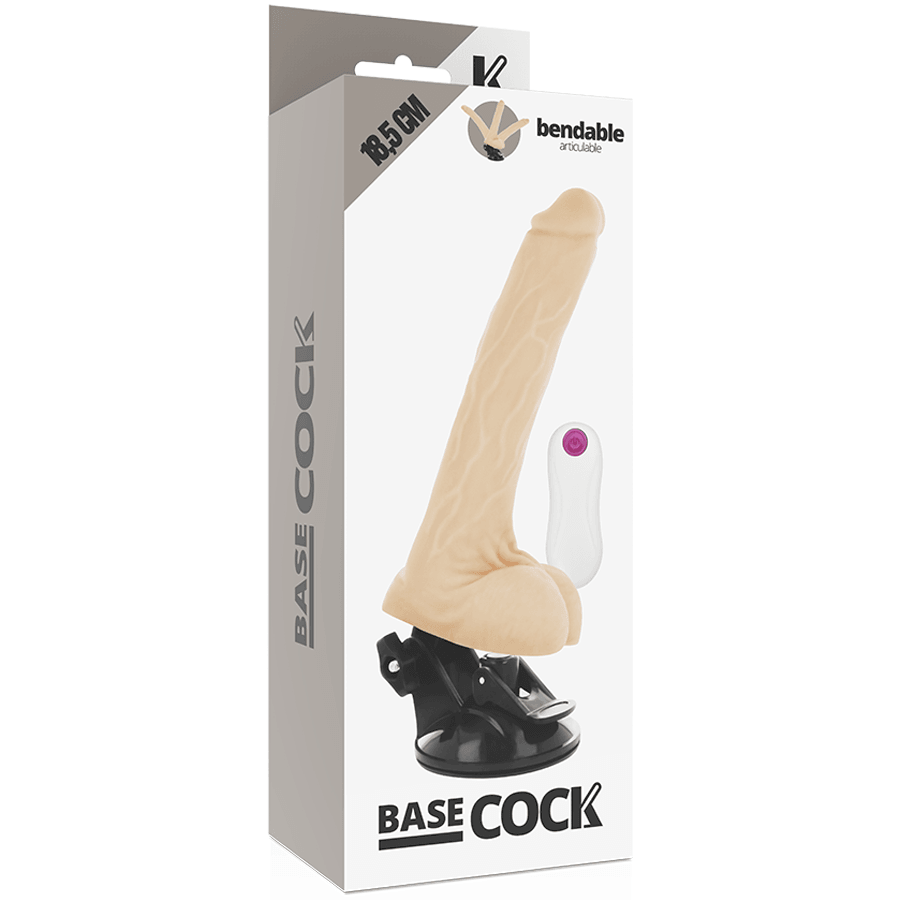 basecock vibratore articolabile telecomando naturale 18 5 cm o 4 cm