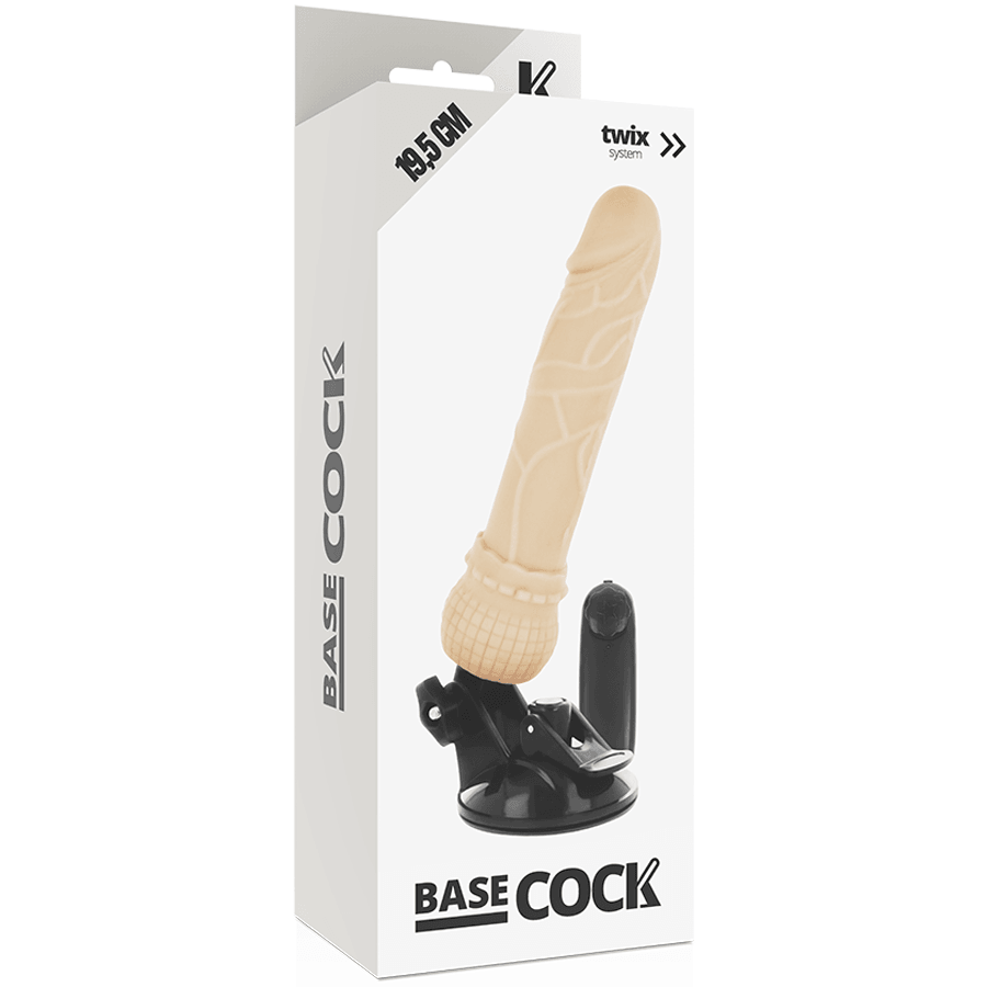 basecock vibratore telecomando naturale realistico 19 5 cm o 4 cm 1