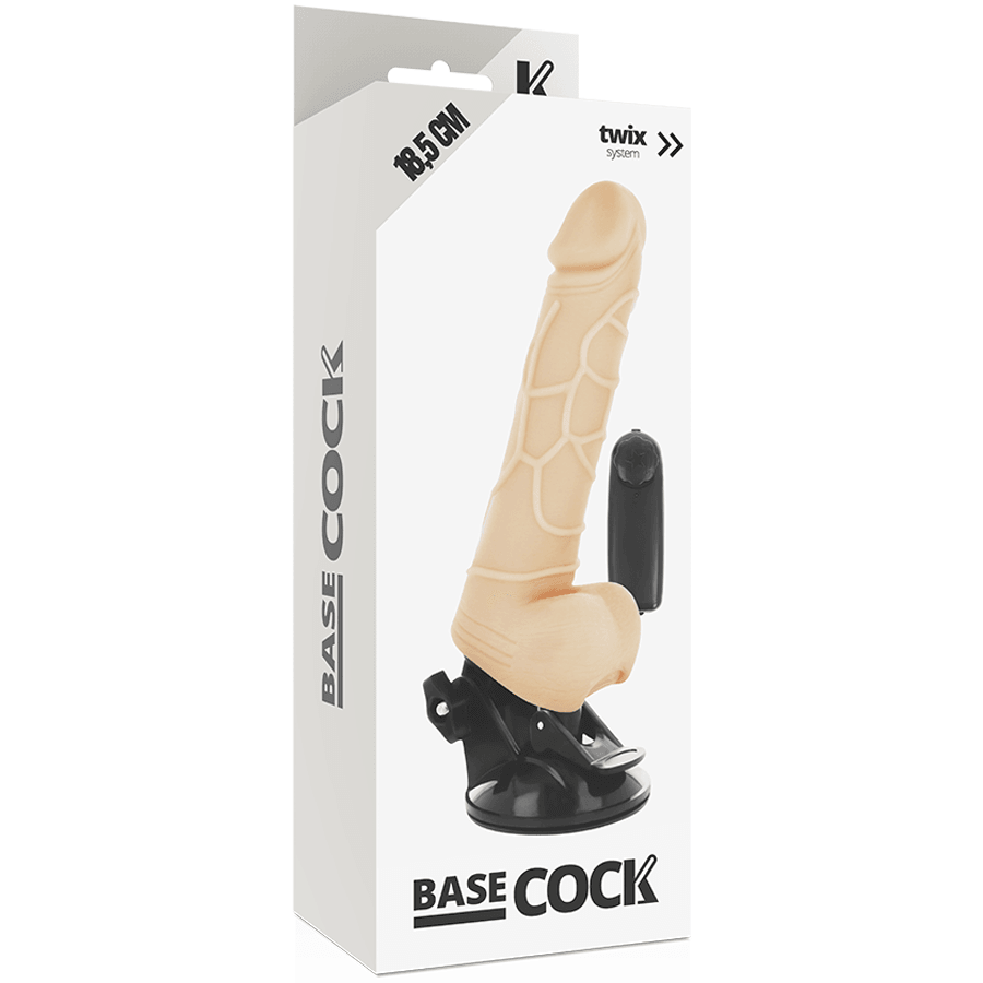 basecock vibratore telecomando naturale realistico 18 5 cm o 4cm