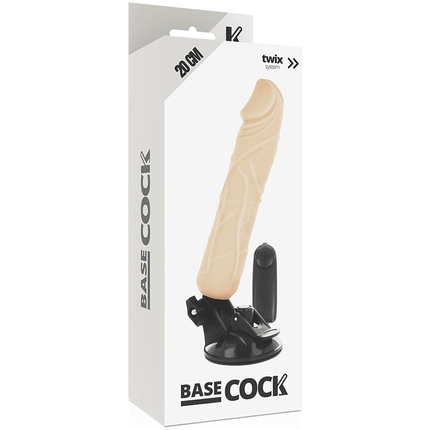 basecock vibratore telecomando naturale realistico 20 cm o 4 cm