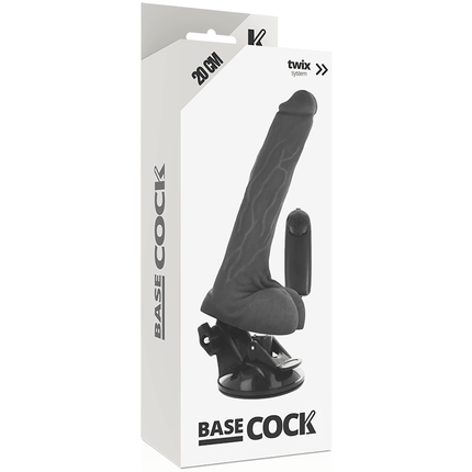 basecock vibratore telecomando naturale realistico con testicoli 20 cm o 4 cm