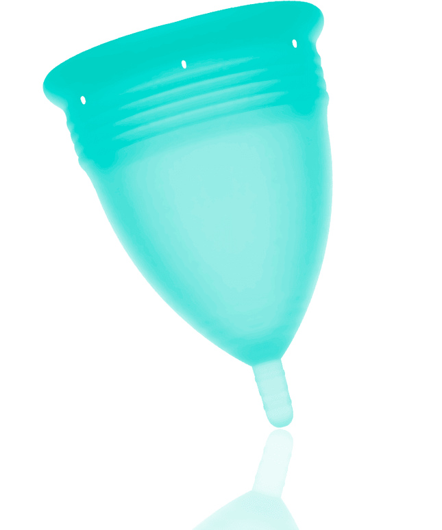 stercup coppa mestruale in silicone fda taglia l acquamarina