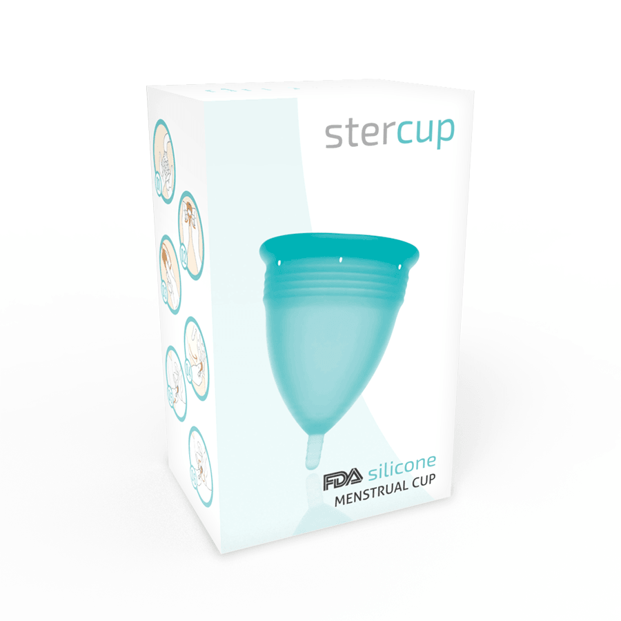 stercup coppa mestruale in silicone fda taglia l acquamarina