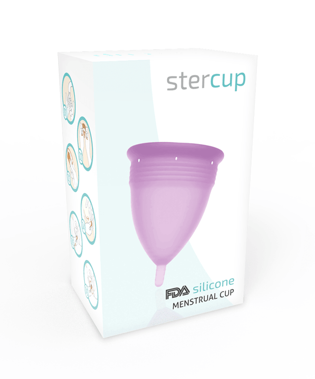 stercup coppa mestruale in silicone fda taglia l lilla
