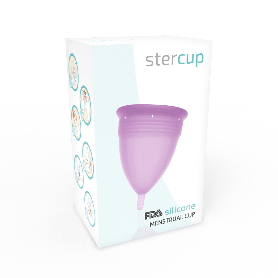 stercup coppa mestruale in silicone fda taglia l lilla