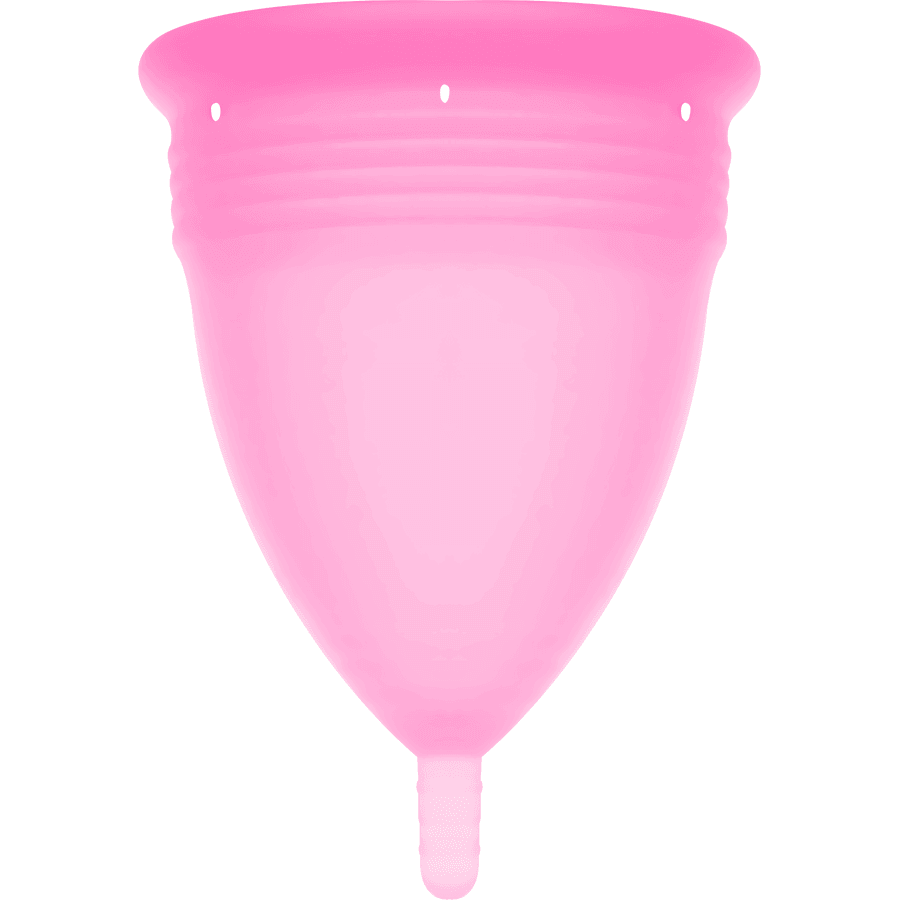 stercup coppa mestruale in silicone fda taglia s rosa