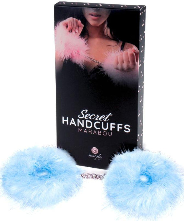 SECRETPLAY - MANETTE MARABOU CHIARO BLU - Only Vibes
