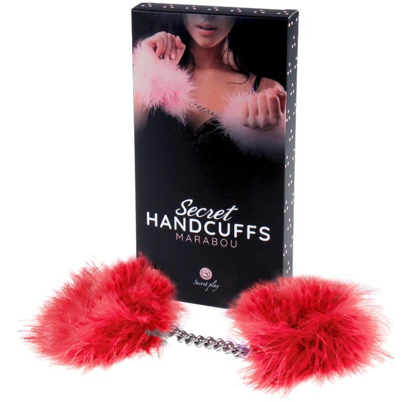 GIOCO SEGRETO - MANETTE MARABOU ROSSO - Only Vibes