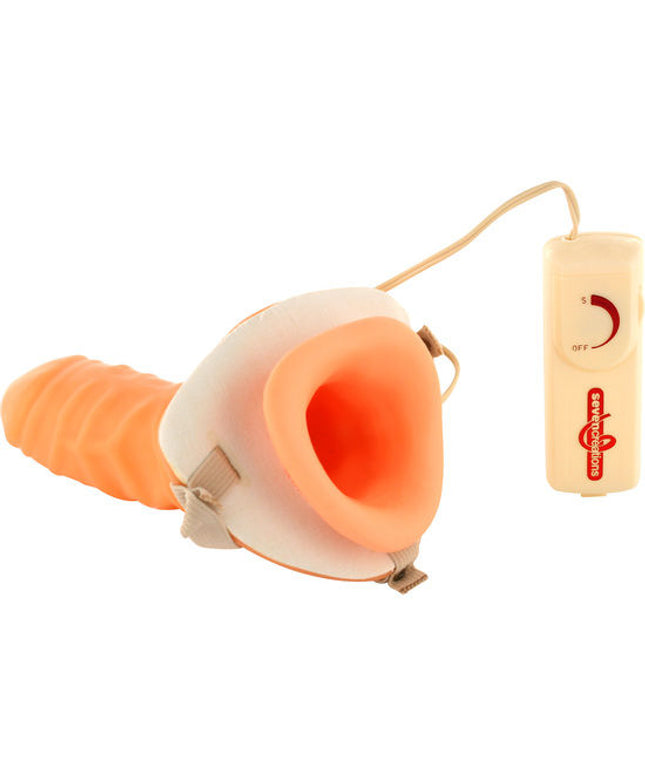 SEVEN CREATIONS - IMBRACATURA CAVA REGOLABILE CON VIBRATORE