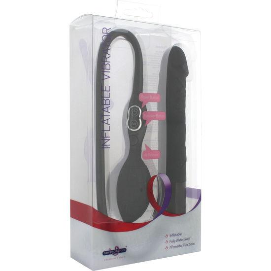 seven creations vibratore gonfiabile nero