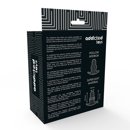 addicted toys dilatatore anale grande 15 cm trasparente