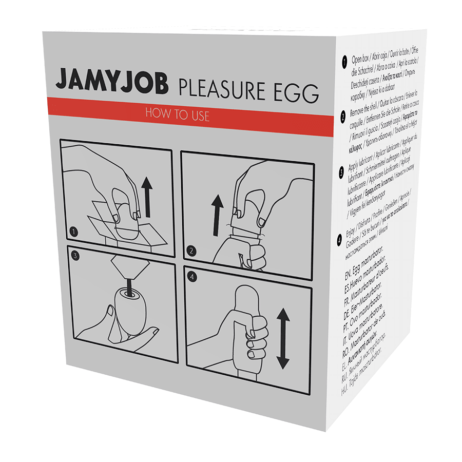 jamyjob egg masturbator edizione rossa discrett