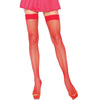 leg avenue calzamaglia a rete in nylon rosso