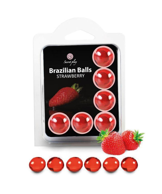 secretplay set 6 palline brasiliane fragola