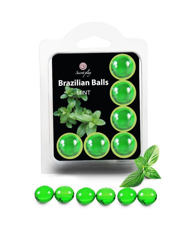 secretplay set 6 palline brasiliani menta