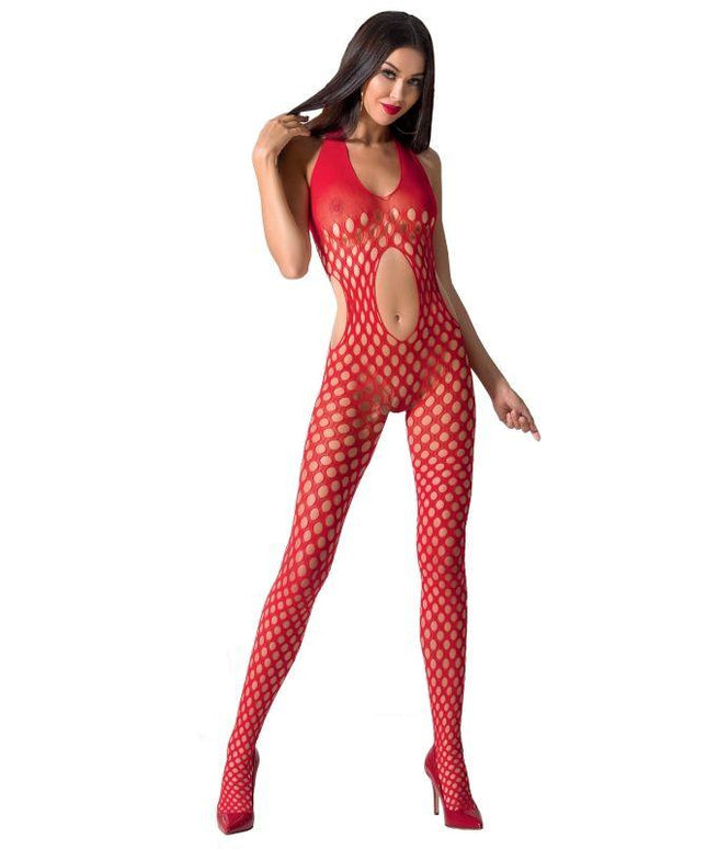 passion donna bs065 bodystocking nero taglia unica