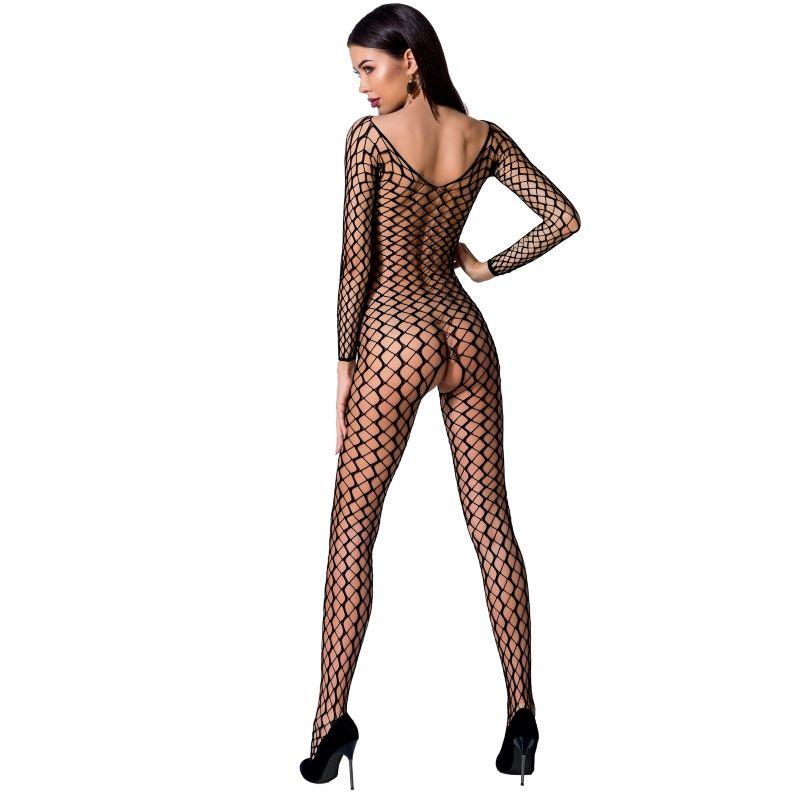 passion donna bs068 bodystocking nero taglia unica