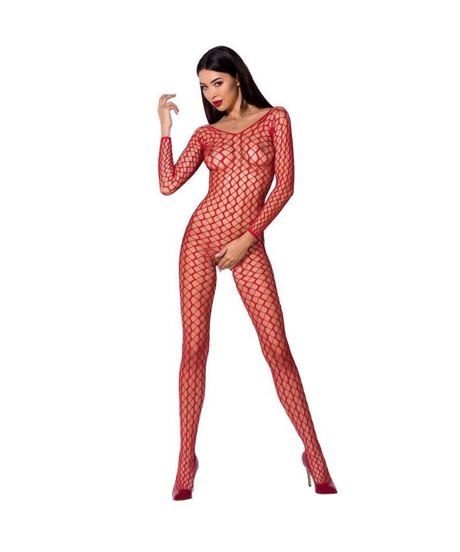 passion donna bs068 bodystocking nero taglia unica
