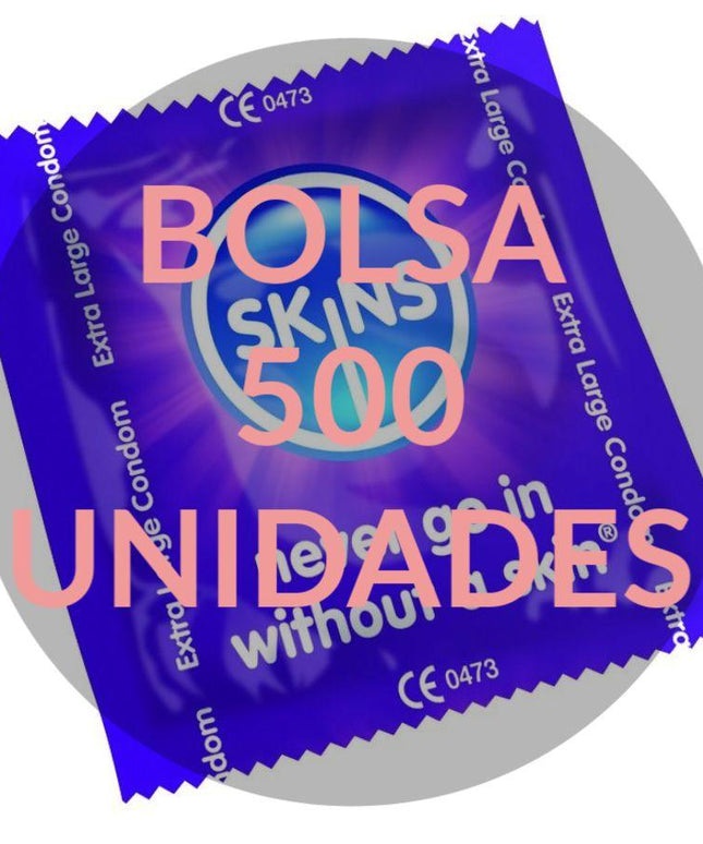 SKINS - PRESERVATIVO EXTRA LARGE BAG 500 - Only Vibes