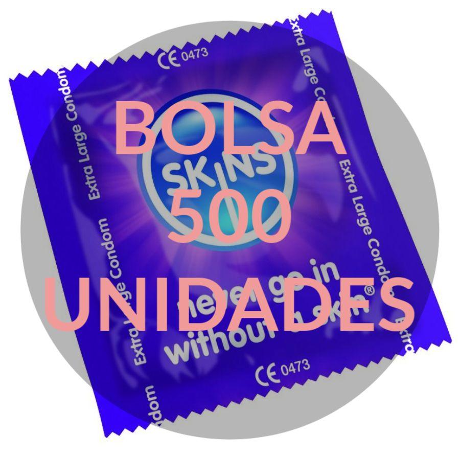 SKINS - PRESERVATIVO EXTRA LARGE BAG 500 - Only Vibes