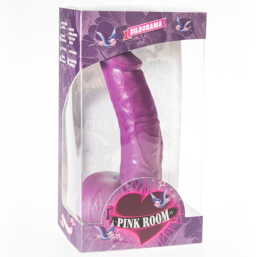 pink room dildo realistico connor viola 16 cm