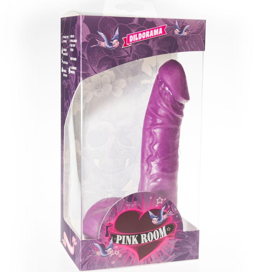 pink room eban dildo realistico viola 19 cm