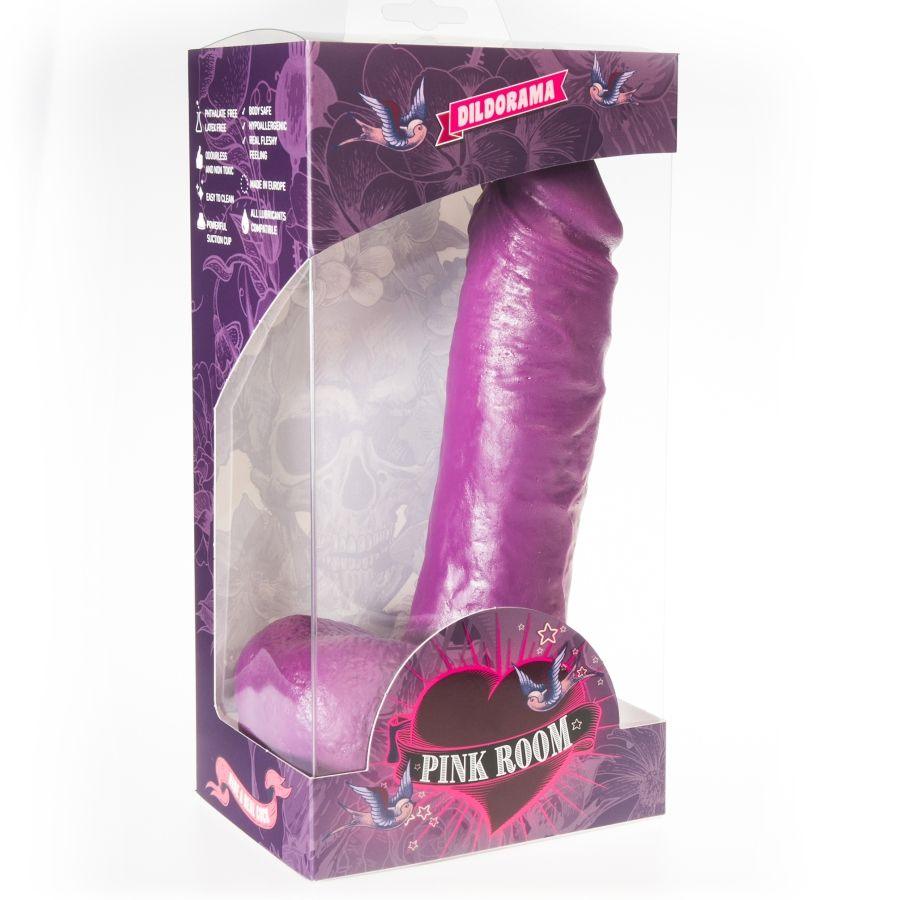 pink room anton dildo realistico viola 21 5 cm