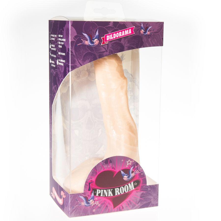 pink room nilo dildo realistico flesh 23 cm