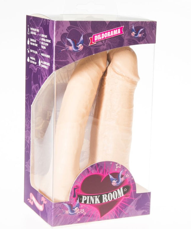 PINK ROOM - ARTHUS DOPPIO DILDO REALISTICO FLESH 17CM/15.5CM