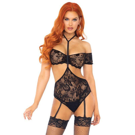 leg avenue set due pezzi top teddy s m