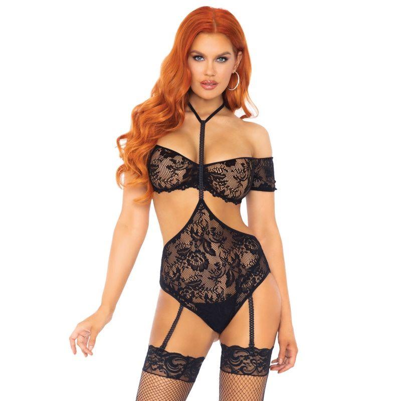 leg avenue set due pezzi top teddy s m