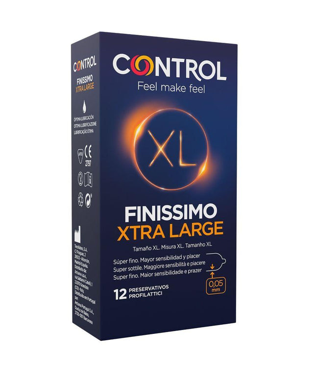 CONTROL - PRESERVATIVI FINISSIMO XL 12 UNITÀ - Only Vibes