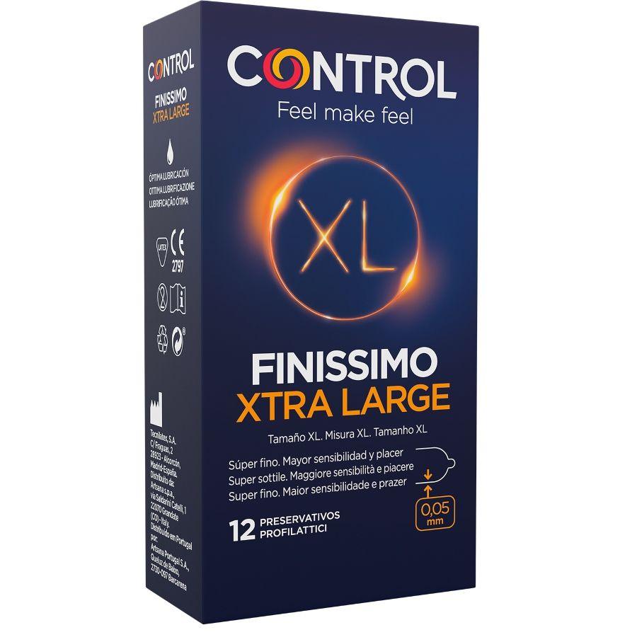 CONTROL - PRESERVATIVI FINISSIMO XL 12 UNITÀ - Only Vibes