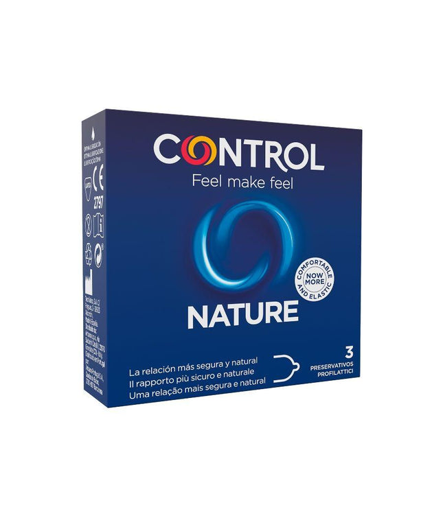 CONTROL - PRESERVATIVI ADAPTA NATURE 3 UNITÀ - Only Vibes