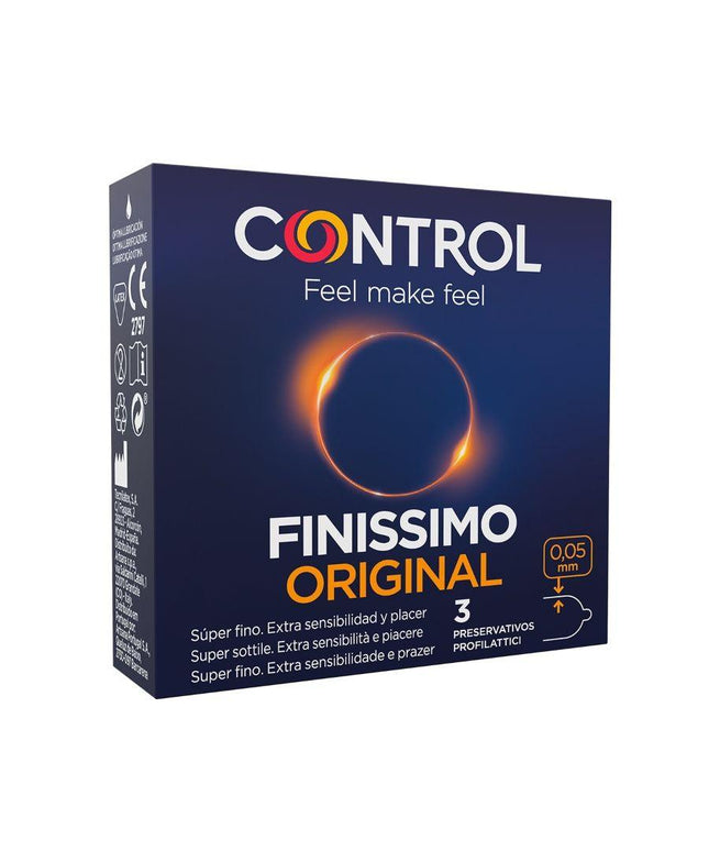 CONTROL - PRESERVATIVI FINISSIMO 3 UNITÀ - Only Vibes