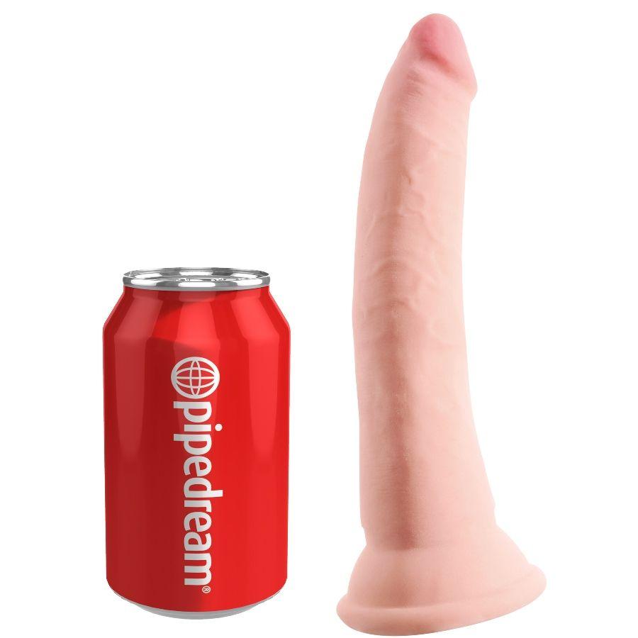 king cock dildo tripla densit 18 cm