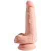 king cock dildo tripla densit 13 cm con testicoli