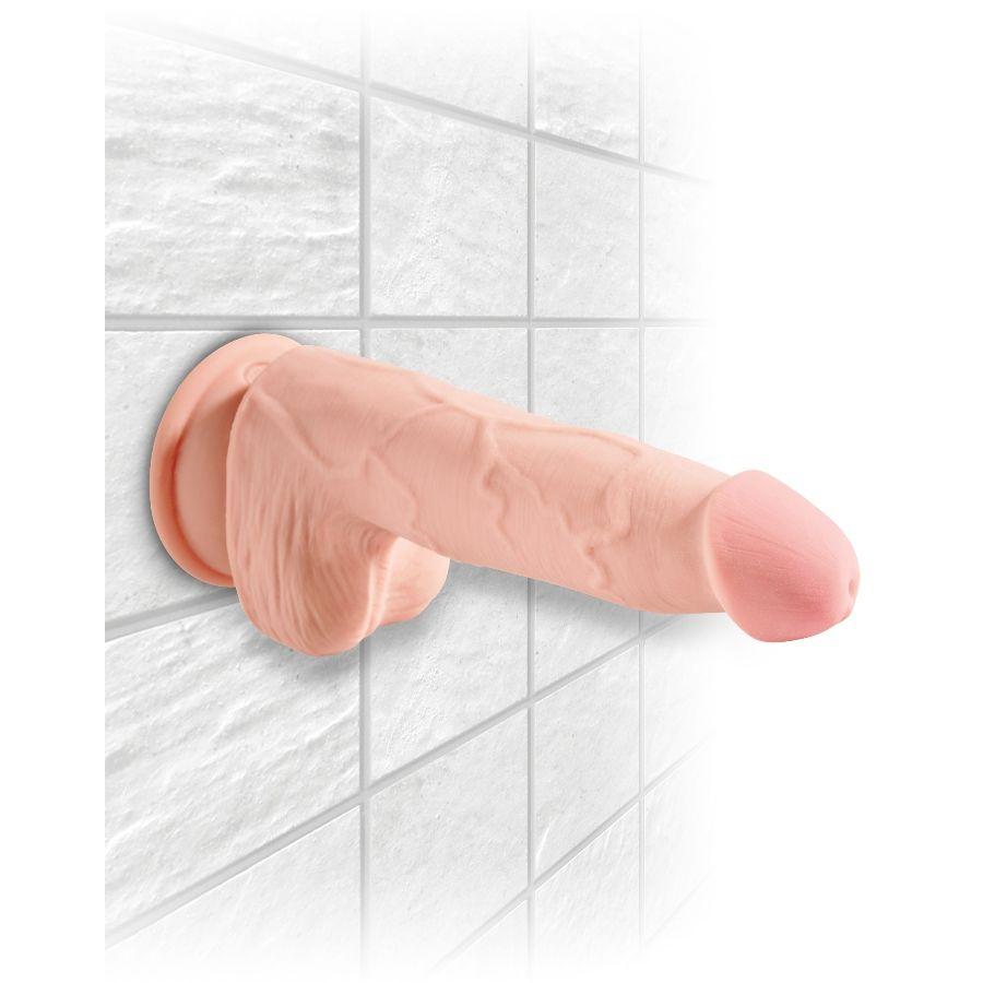 king cock dildo tripla densit 13 cm con testicoli