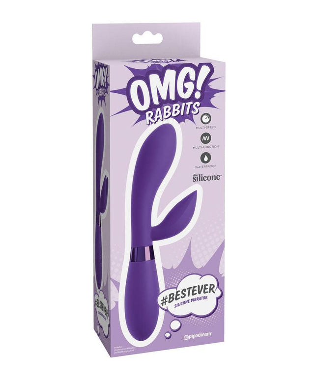 omg bestever vibratore in silicone lilla