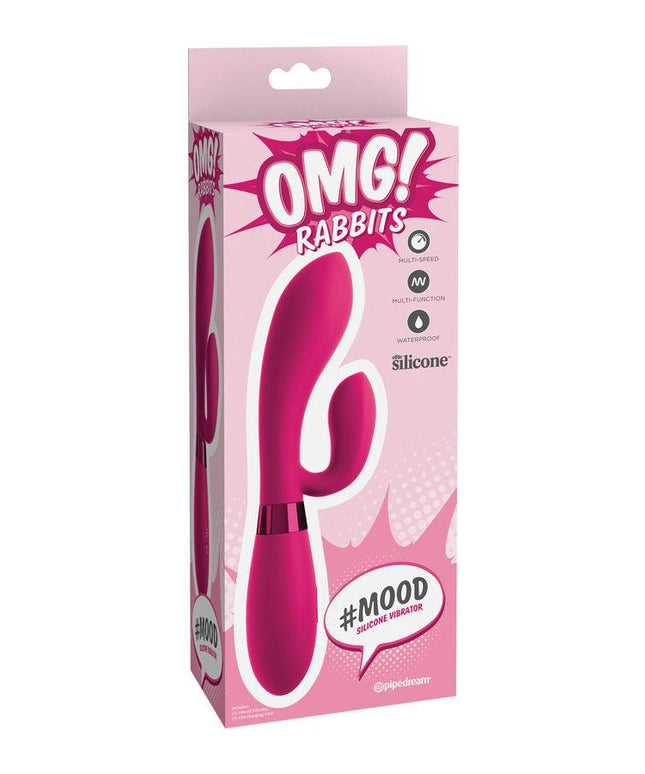 omg mood vibratore in silicone rosa
