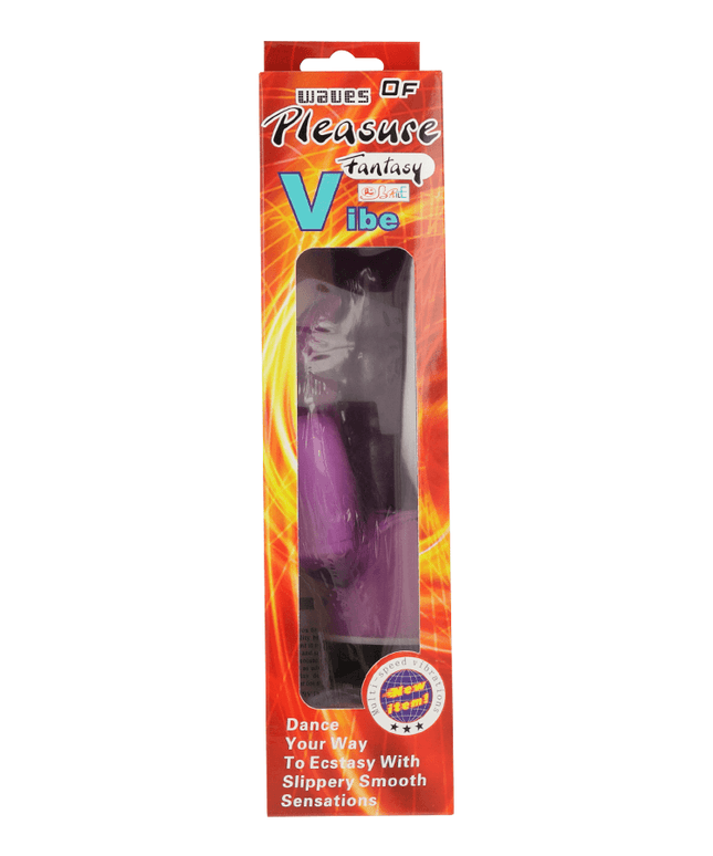 baile onde di piacere vibratore fantasy con coniglio lilla 23 cm
