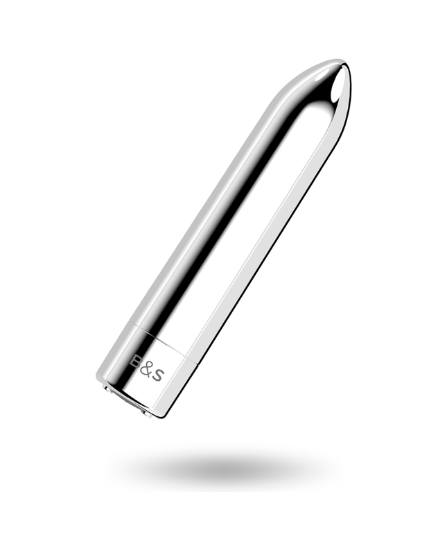 BLACK&SILVER - KAILAN 2 PROIETTILE MAGNETICO VIBRANTE ARGENTO